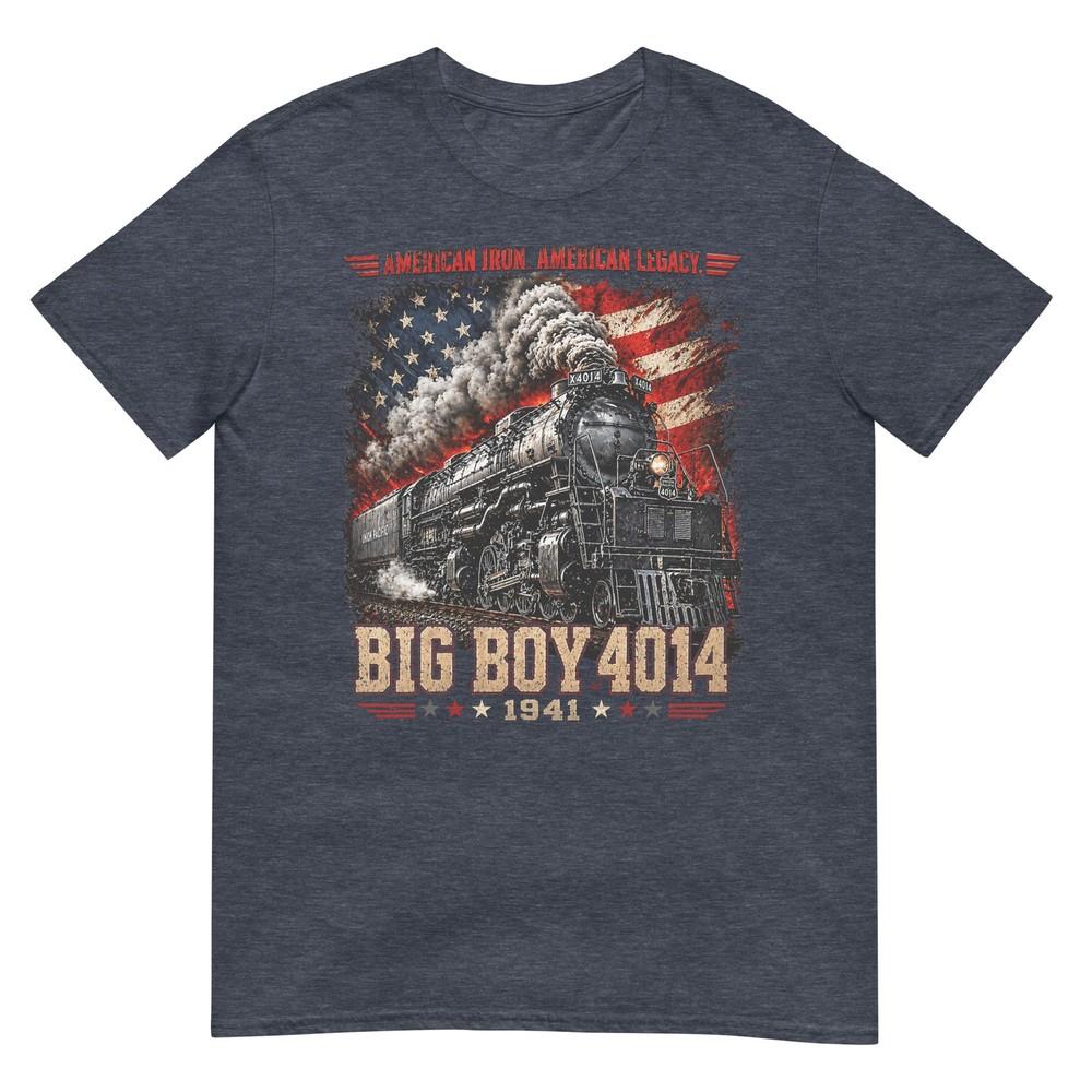 Big Boy 4014 Vintage Steam Locomotive Railroad Train Engine Tshirt