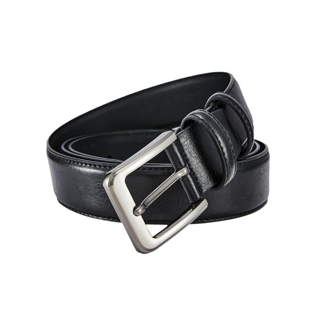 Belt, Men's Pin Buckle Genuine Leather Fashion Belt, Men's Cowhide Casual Youth Versatile Jeans Belt