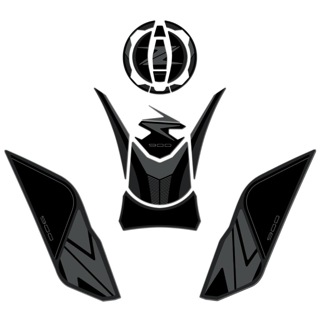 Kawasaki Z900 Anti-slip & Scratch-Resistant 3D Fuel Tank Sticker Accessory