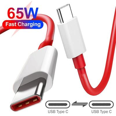 65W Dual Typ C Schnellladekabel USB C Ladekabel Für One Plus 10 9 Pro Typ-C Datenkabel für iPhone Xiaomi Huawei Samsung