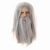White Beard Santa Beard Wig Full Set Beard And Wig Set Combo Santa Claus Beard Wig  Christmas Party