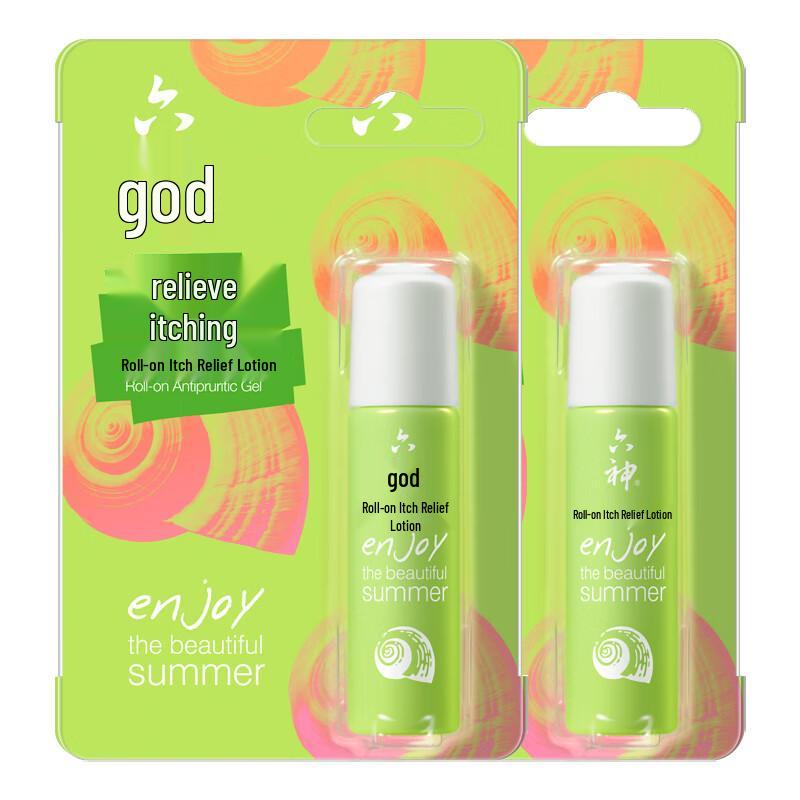 Liùshén Portable Itch Relief Roll-On (2x9ml)