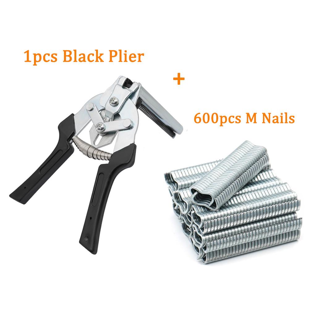 Cage Fastening Clamp Installation Poultry Cage Plier Cage Nails Chichen Rabbit Fox Bird Dog Cage Clamp Installation Kit