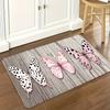 Butterfly Pattern Doormat Elegant Modern Daily Indoor Carpet Soft Non-Slip Entryway Rug for Living Room Bedroom Hallway Kitchen
