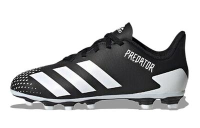 Predator 20.4 20.4 Fxg Game Ready Slip Resistant Abrasion Resistant Low Top Kids' Soccer Shoes Black White Kids' FW9221