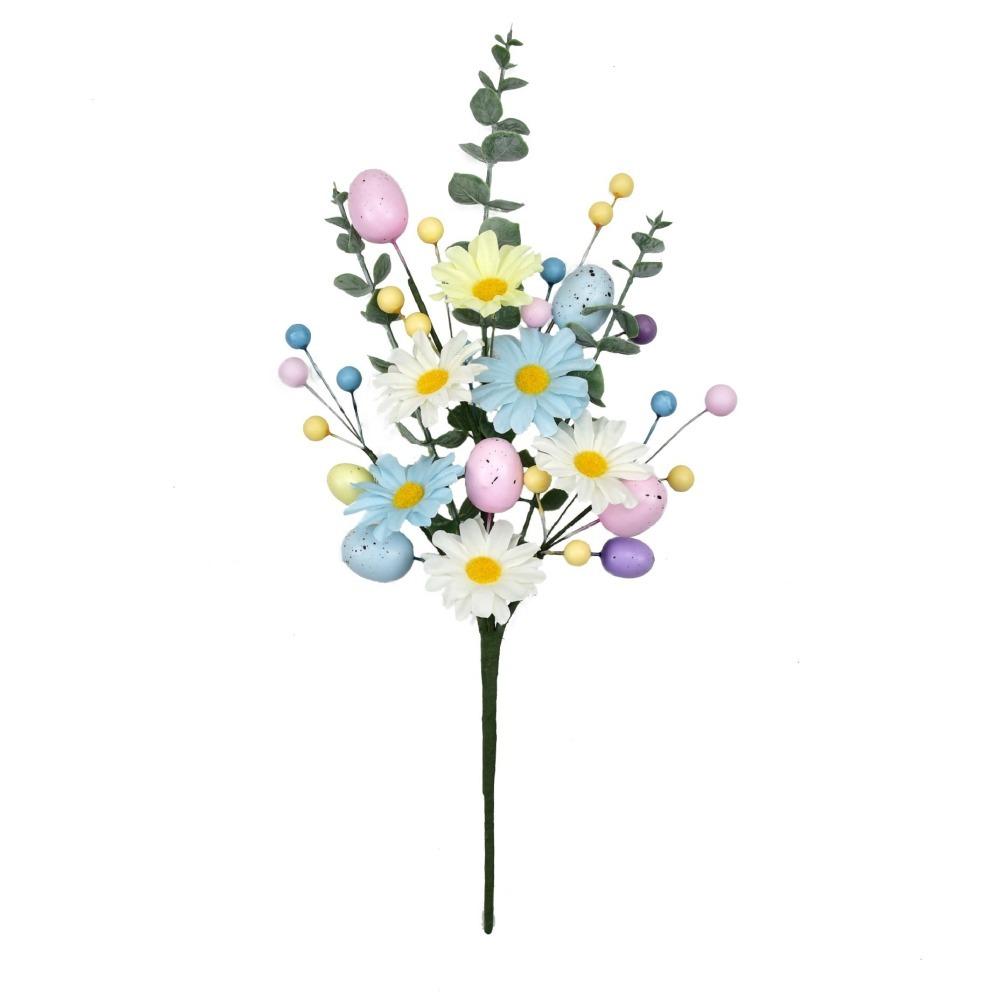 

Decorative Easter Flower Bouquet Colorful Easter Egg Decor Party Decoration 17.72x7.87 in