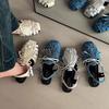 Fashion 2025 New Retro Woven Women Summer Fashion Sandals Tassel Hollow Buckle Casual Outdoor Slippers Elegant Comfortable Single Shoes