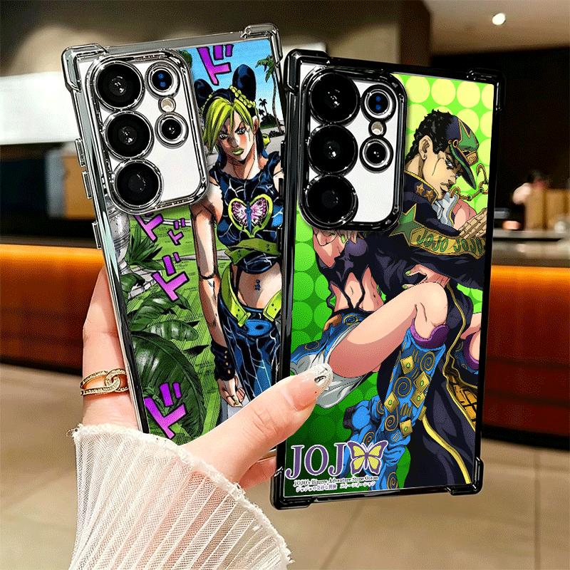 JoJo Adventure Jolyne Cujoh Soft Phone Case For Samsung Galaxy S26 Ultra S25 Edge S24 FE S23 Plus S22 S21 + S20 Plating Anti-Fal