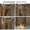 Jeep Men's Loose Fit Corduroy Straight Leg Pants