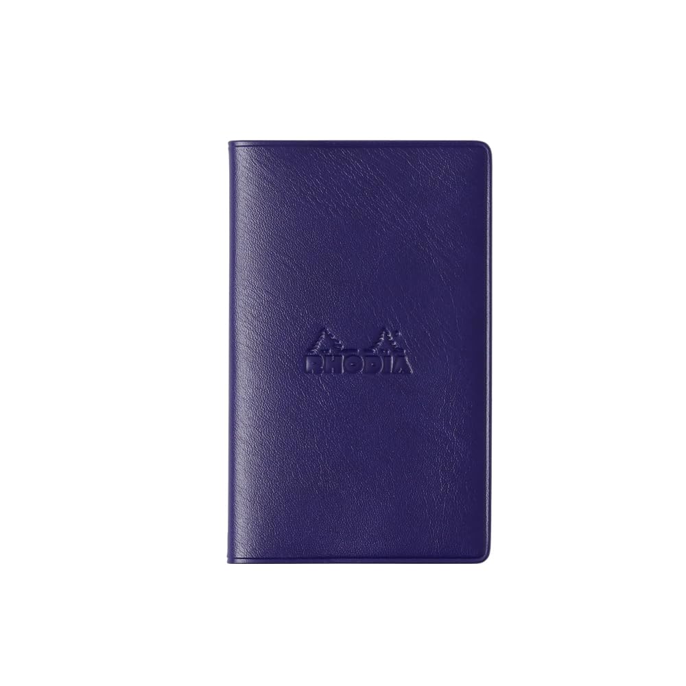 

RHODIA 2026 Diary Pocket Monthly Block Type Monthly Diary mini (7.5x12cm) Earth Tone with PVC Cover blue cf117395cv2bl синий