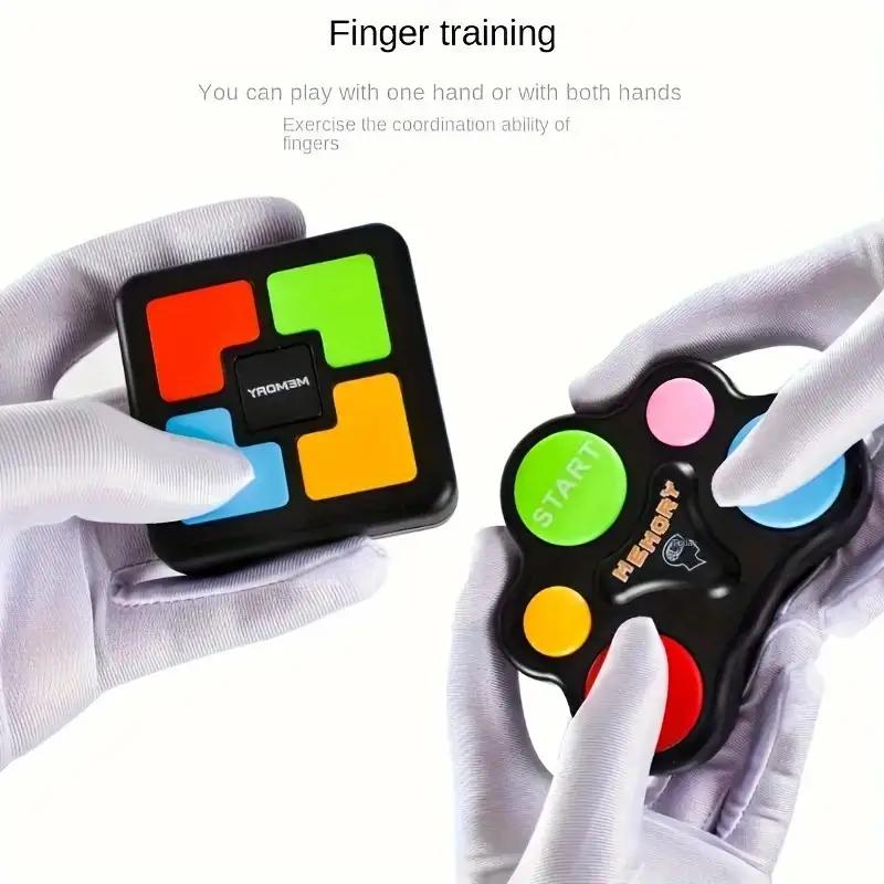 Memory Handheld Game with Lights & Sounds - Educational Brain Teaser Toy for Youngsters,