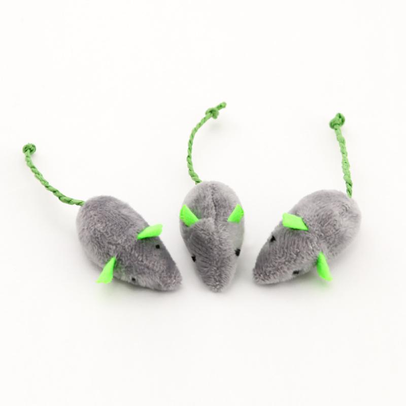 New! Colorful Plush Mouse Scratch-resistant Catnip Play Chase Exercise Toys Pet Supplies For Indoor Cat