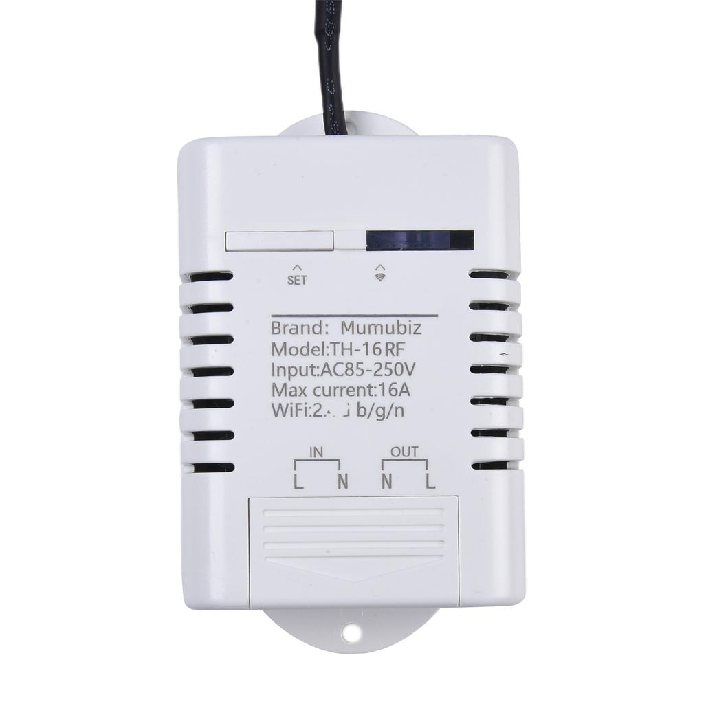 RF433 Enabled Smart Home Thermostat Rated at 16A and Max Power of 3000W for Enhanced For energy Monitoring Capabilities
