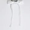 Lystrfac Fashion Fabric Ribbon Hair Bow Hairpin for Women Girls Hair Clips Back Head Top Clip Female Hair Accessories