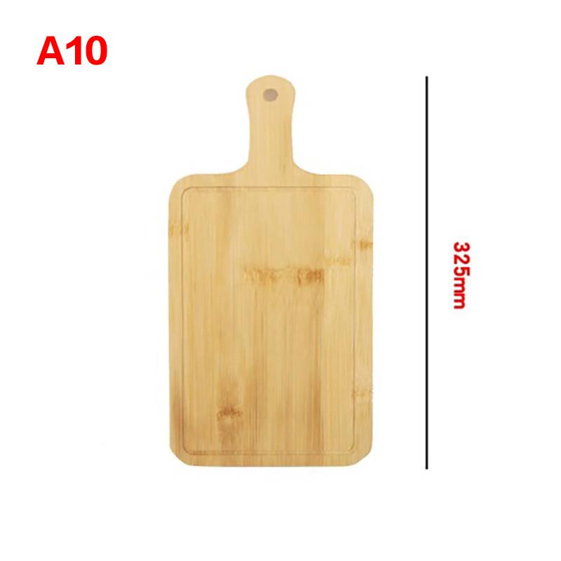1 Stück Holz Rund Rechteckig Pizza Schieber Servierbrett Schneidebrett mit Griff Brot Gebäckplatte Steak Snack Tablett
