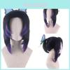 Stylish Anime Demon Slayer Kochou Shinobu Wig With Gradient Color Short Hair
