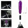 Lunsom Shift Aluminum Shift Metal Shift Applicable to Automatic Purple Button-Type Knob, Lever, Knob, Cars,