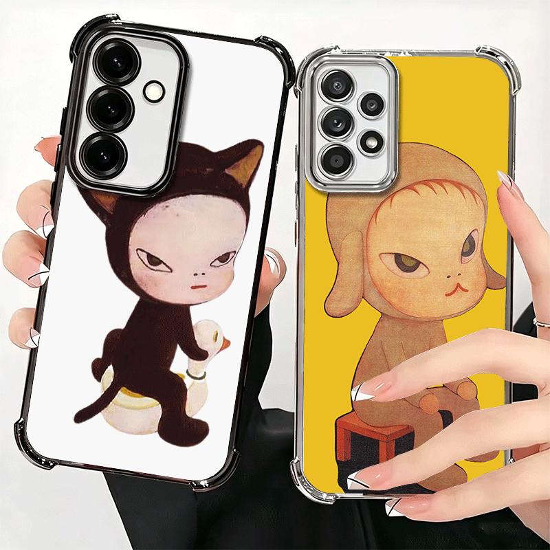 Y-Yoshitomo Nara Soft Phone Case For Samsung A17 A27 A07 A37 A57 A16 A56 A15 A55 A14 A54 A13 A53 A26 A36 A25 A35 A24 A34 A23 A33