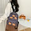 Schoolbag Plush Leopard Cat Backpack Kitty Cat Retro Mini Storage Bag Commuter Travel Babes Backpack