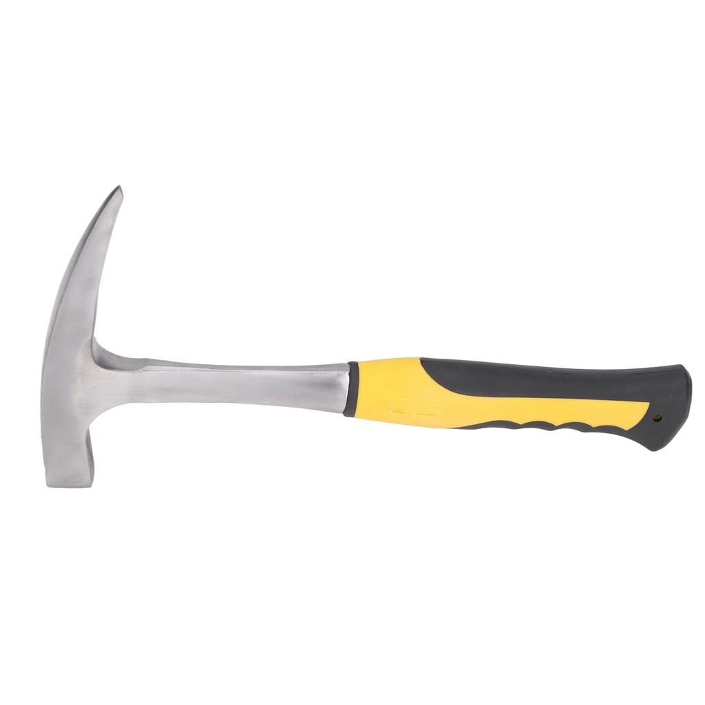 Brick Hammer Rubber Handle Impact Resistant Geological Pointed Head Duckbill Hammer S