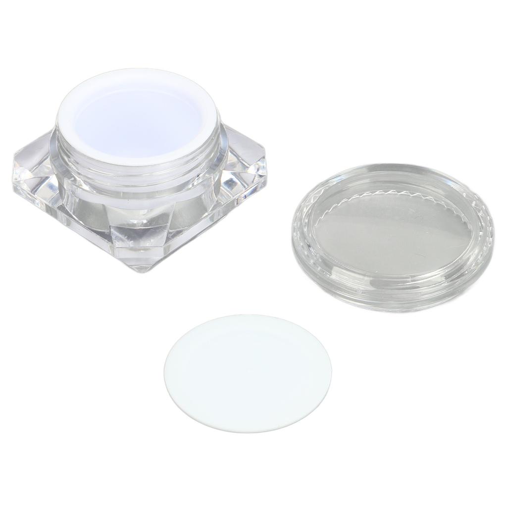 10 PCS Diamond Shape Empty Plastic Jars Pot Reusable Leakproof Cosmetic Containers for Creams Lotions Cosmetics
