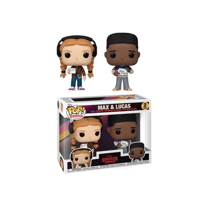 Figurine - POP TV - Stranger Things S4 - Pack De 2 - Max & Lucas - Multicolore