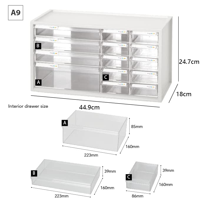 livinbox Parts Small Item Stationery Plastic Electronic Model Art Storage Marker Art Supplies Tool Storage Medicine Cabinet, Storage, Storage, Models,
