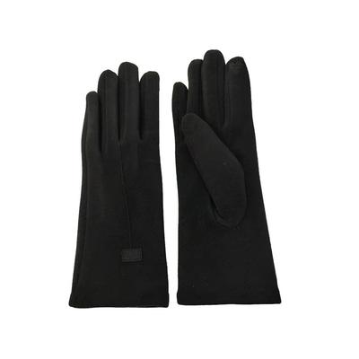 1 Pair Women Gloves Warm Velvet Thermal Mitten Portable Cold Weather Warmer Mitts Windproof Decoration Screen Soft
