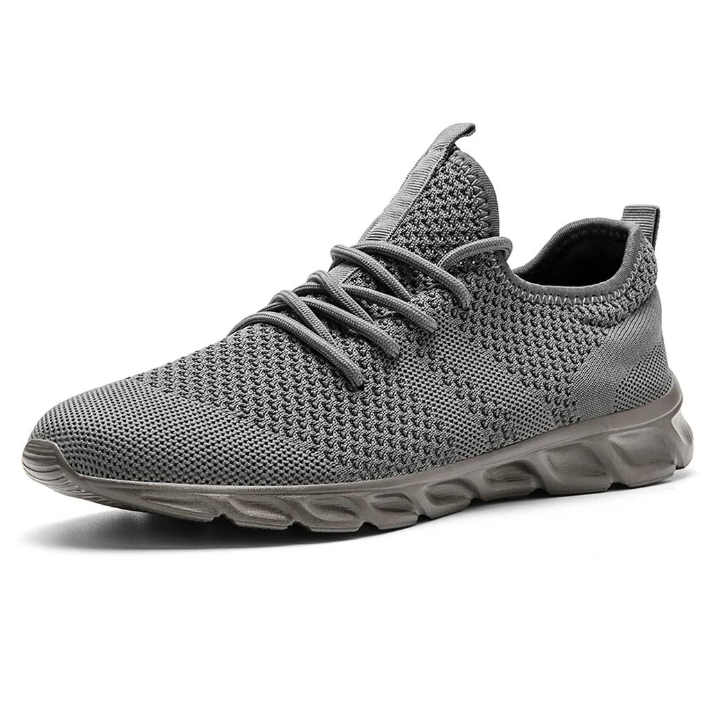 Men Casual Sports Shoes Air Mesh Lightweight Sneakers Anti-slip and Wear-resistant Flat Walking Shoe Athletic Jogging Size 36