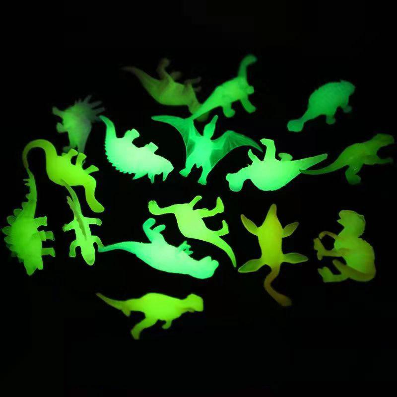Kids Toys Dinosaurs Glow In The Dark Luminous Party Favors Funny Gifts Regalos Cumpleaños Niños Para Invitados Kinderspeelgoed