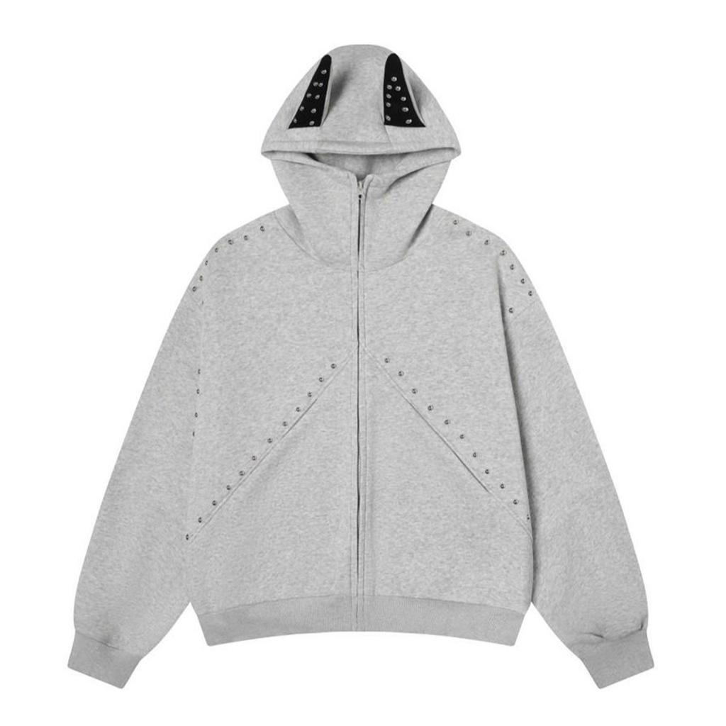 2025 Bottom Sweater Autumn Men's Hooded Japanese Loose Trend Hooded Sweater