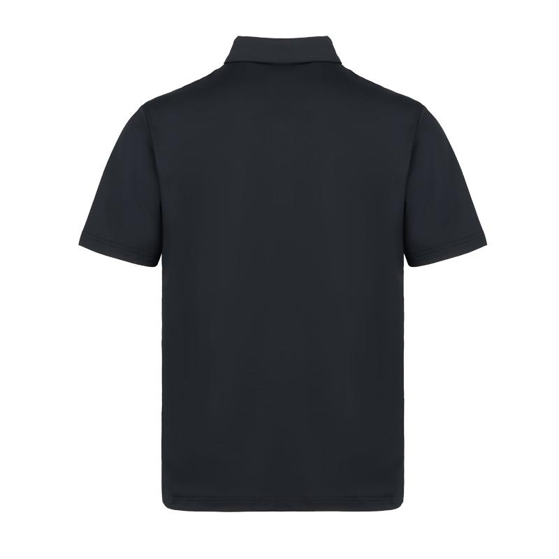 Mizuno Atmungsaktives Schnelltrocknendes Sport-Poloshirt mit Stehkragen Herren Tops Schwarz P2CC23Z5