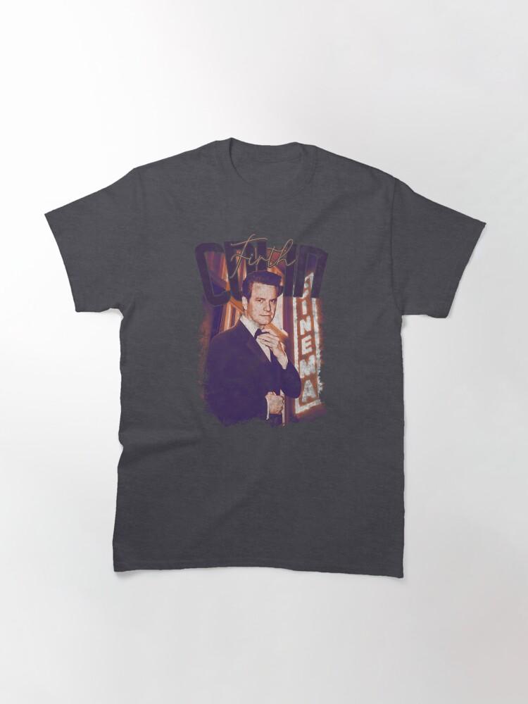 Kingsman Colin Firth Vintage Cinema Retro Style Graphic Art Classic T-Shirt