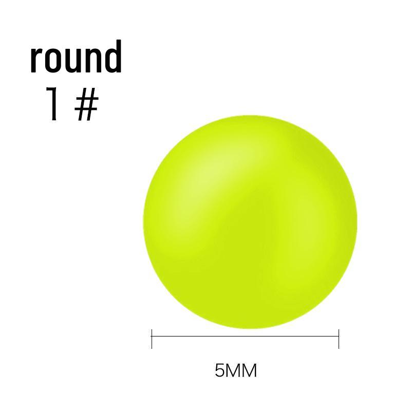 Silicone Olive-Shaped Fluorescent Fishing Float Tail Magnifier Bean