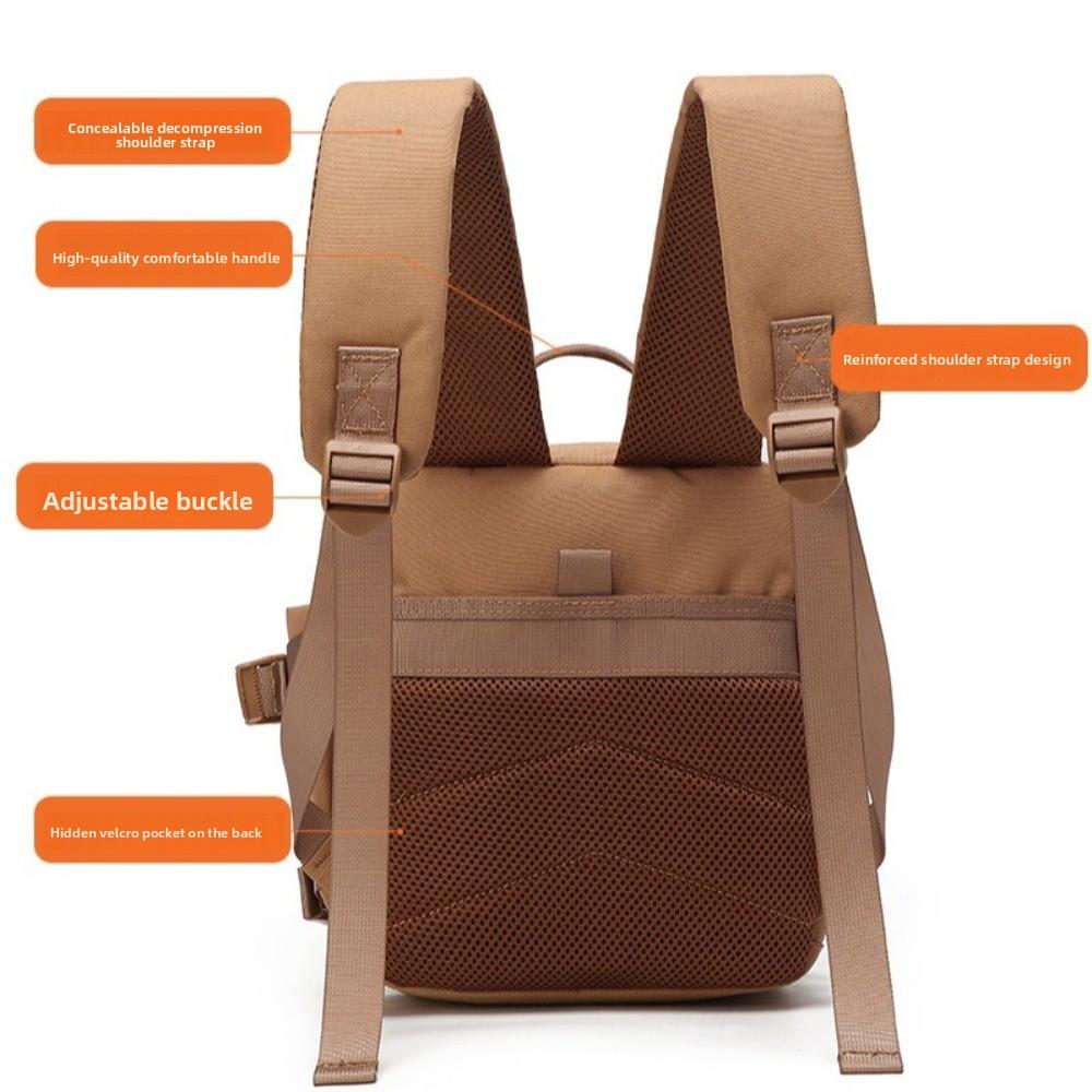 9L Capacity Fitness Backpack 900D Material Lightweight Mountaineering Backpack Portable Water Bottle Holder Portable Backpack