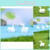 Whimsical Feathered Resin Swan Decor For Creative Craft And Gift Ideas