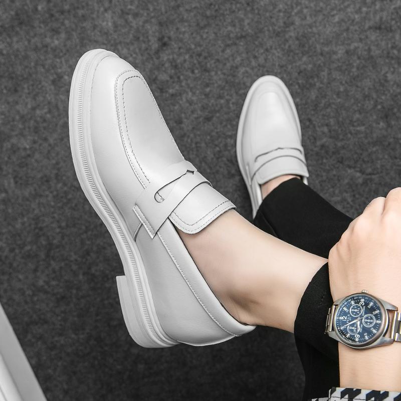 High Quality Men's Dress Shoes All-match Men's Loafers Men's Slip-On Fashion Casual Shoes Classic Men New Footwear for Wedding