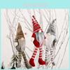Charming Striped Forest Old Man Doll Ornament For Delightful Christmas Decor
