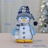 Christmas Doll Decoration Animal Figurine Crafts Desktop Ornament for Fireplace Bedroom Window