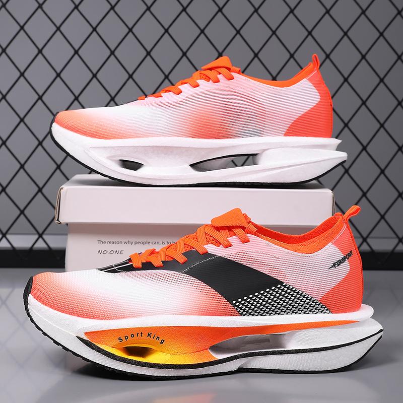 2025 New Men's Sports Shoes Cushioning Non-Slip Flat Wear Resistant Sneakers Mesh Breathable Platform Soft Running Shoes for Man