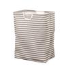 Foldable Fabric Dirty Clothes Basket Household Folding Portable Laundry Basket Bathroom Waterproof Storage Basket Wooden Handle