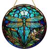 Acrylic Stained Hanging - 1Pcs Black Crow Theme Acrylic Window Hanging for Indoor/Outdoor Decor, Garden Decoration or Housewarming Gift