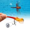 7.5cm/6.2g Libelle Künstlicher Angelköder Wasseroberfläche Fliege Kriechend Bionischer Köder zum Angeln