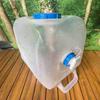 Faltbarer Wasserbehälter Wasserflasche mit Hahn 20L Faltbarer Wasserkanister Outdoor Rucksacktouren Camping Trinkwasseraufbewahrungsträger