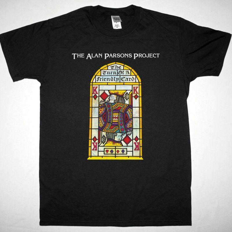 THE ALAN PARSONS PROJECT THE TURN OF A FRIENDLY CARD 1980 Новый черный футболка Унисекс футболка S