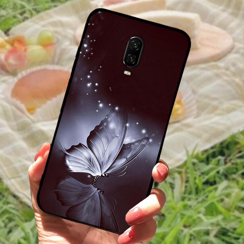 For Oneplus 6T Case Silicone Soft TPU Phone Cover For One Plus 6 6T Case Bumper For Oneplus 6 6 T Capa Mabrle Fashion Coques
