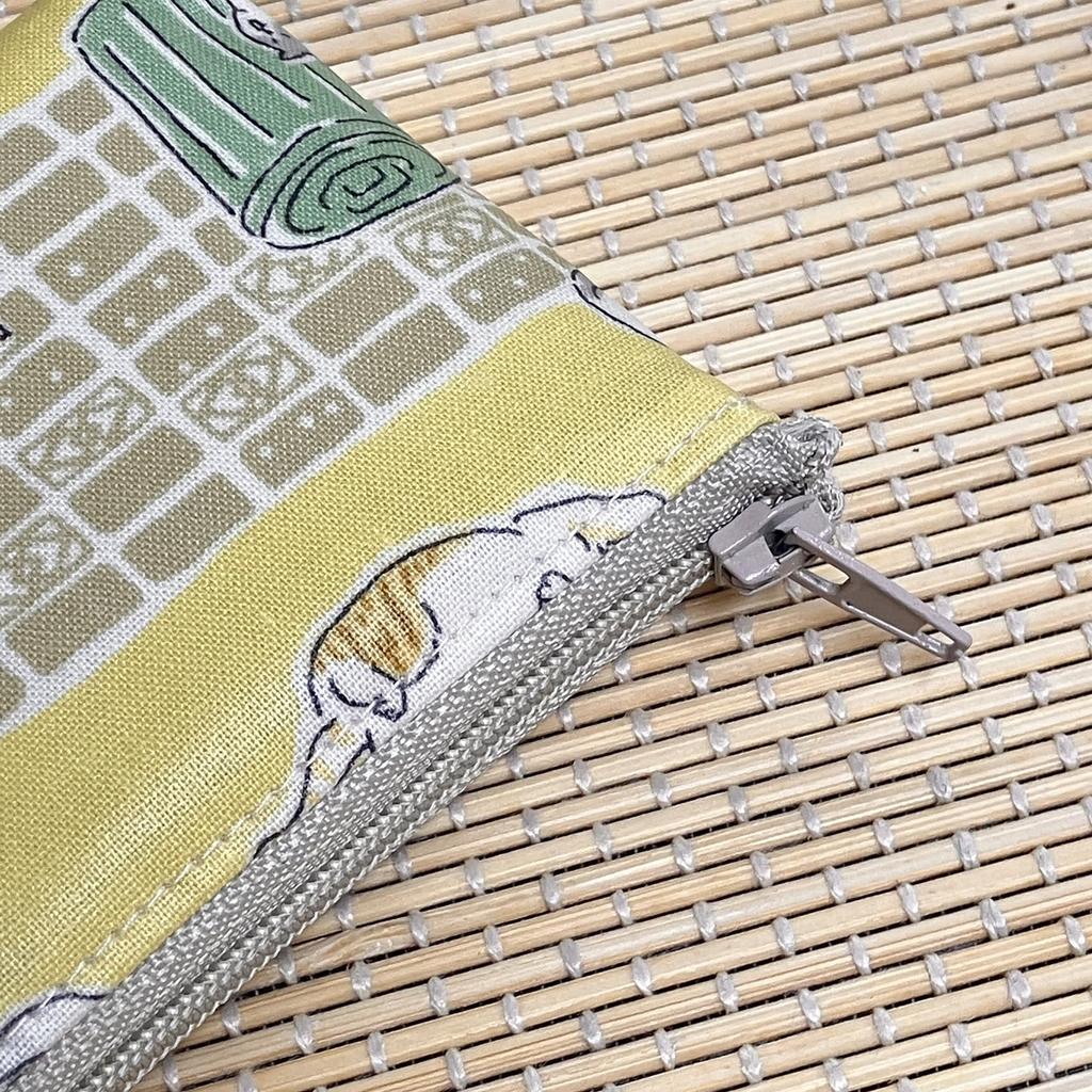 Mini Small Item Makeup Coin Cat Cosmetic Travel Accessory Made In Pouch, Case, Pouch, Cat, Purse, Print, Pouch, Pouch, Pouch, Japan, CW-001 (No-03)