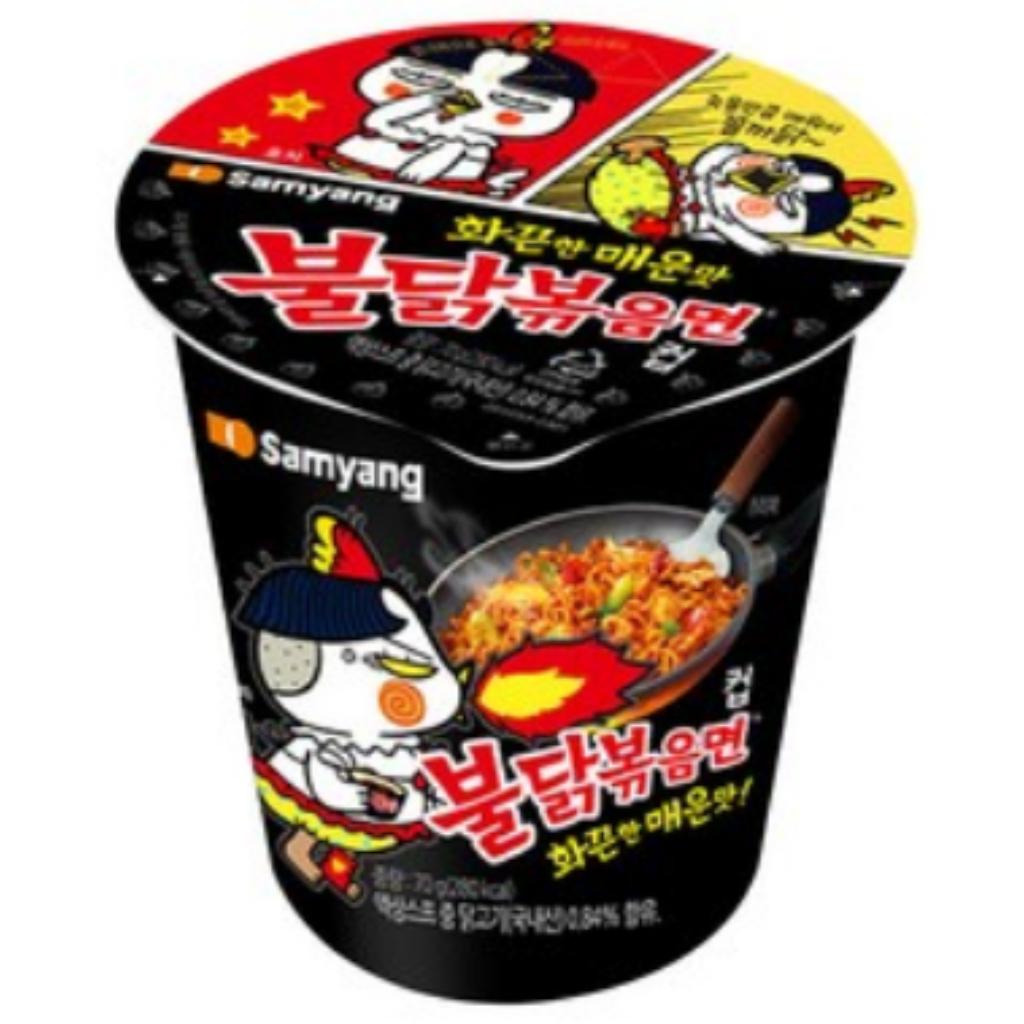 [Samyang] Жареная лапша Buldak в маленькой чашке Рамен 1Pcs
