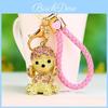 Exquisite Metal Monkey Keychain With Shiny Finish Ideal For Advertising And Business Gifts