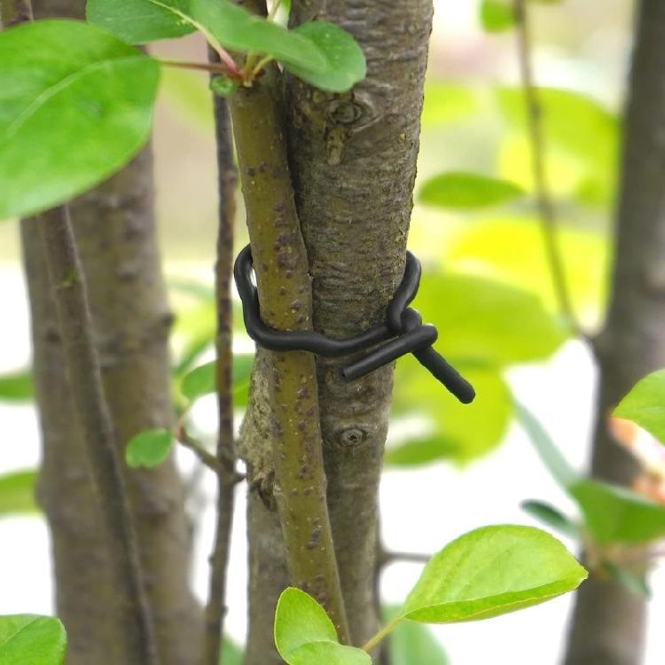 20M Gardening Cable Ties Plant Green Flexible Garden Support Wire Cable Tie Reusable Rubber Coated Steel Wire